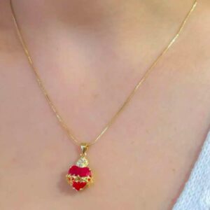 COLLAR DIJE SAGRADO CORAZON
