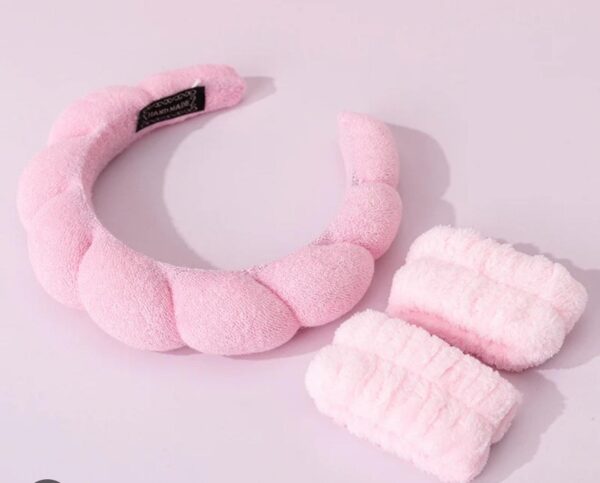 SET DIADEMA Y MUÑEQUERA SKINCARE