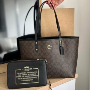 BOLSO COACH CAFE OSCURO