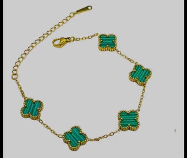 PULSERA TREBOL VERDE
