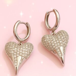 ARETAS CORAZONES PLATEADOS