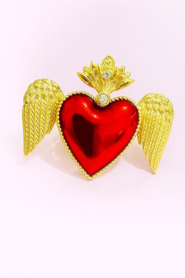 ANILLO CORAZON ALAS